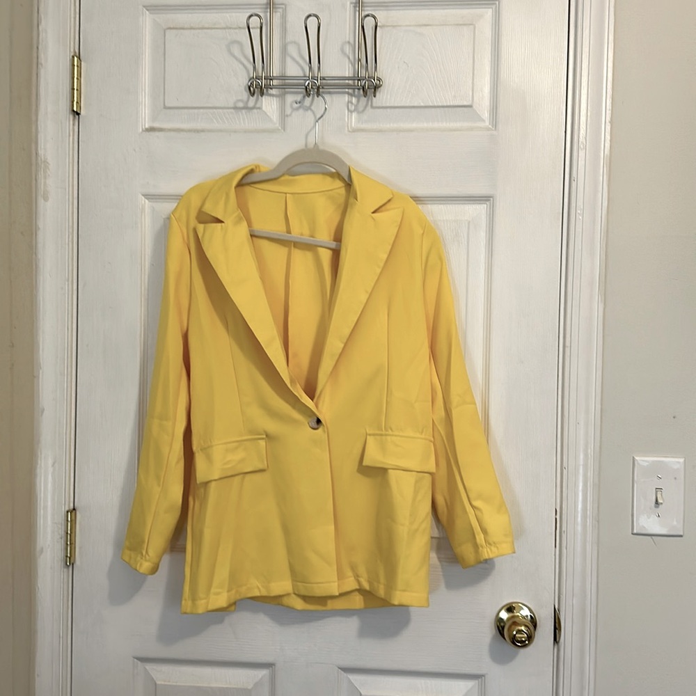 Yellow Blazer | never worn
